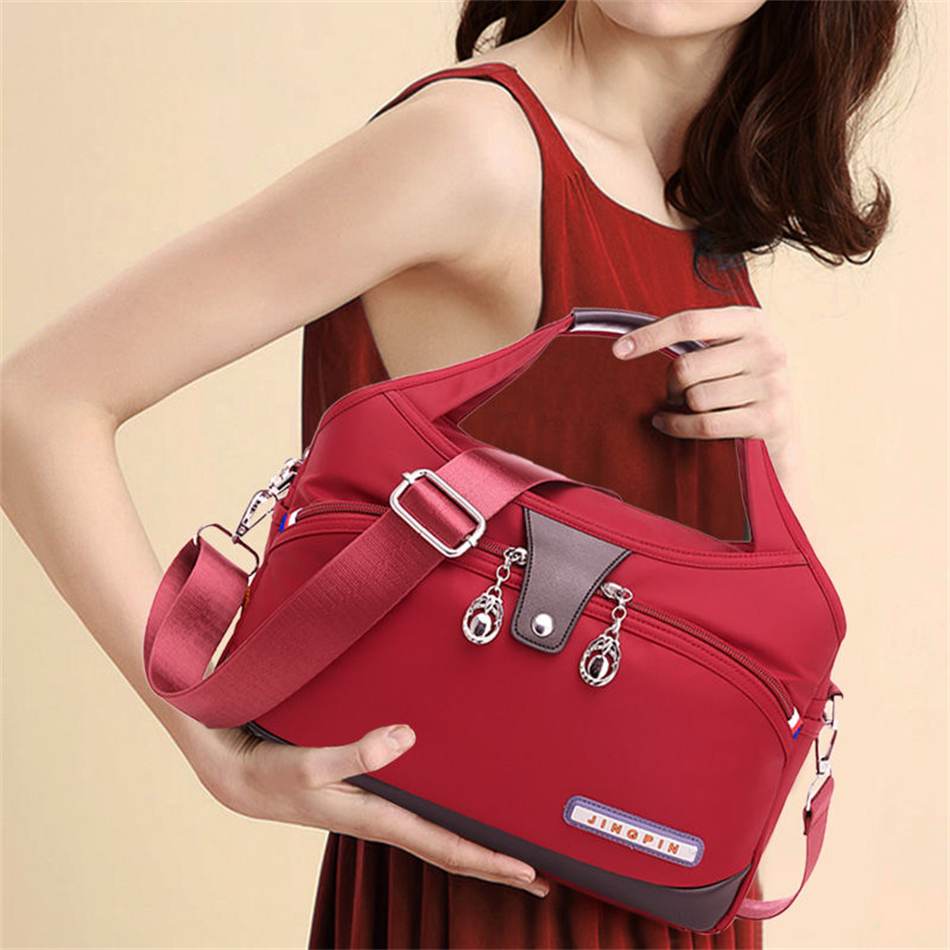 Large Capacity Waterproof Anti-theft Fashion ( Red colour )